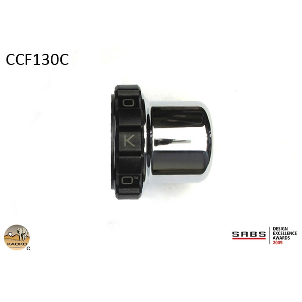 Kaoko Kaoko Throttle Stabilizer for BMW K1600GT, K1600GTL (2011-); models with chromed bar end weights